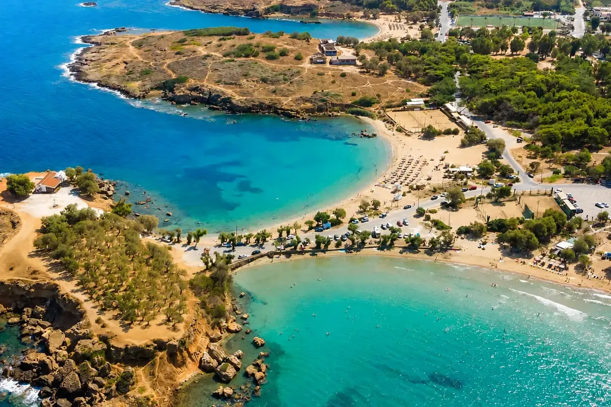 Iguana Beach in the Agioi Apostoloi area near Althea Village Hotel